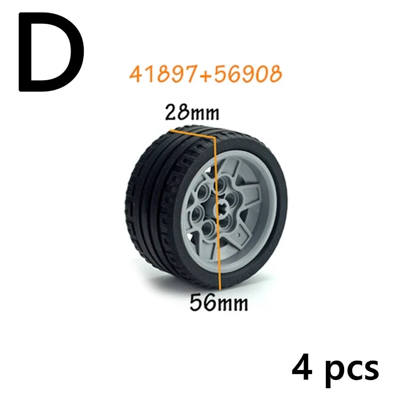 Technical Tires & Wheel Hubs Brick Parts – view 27