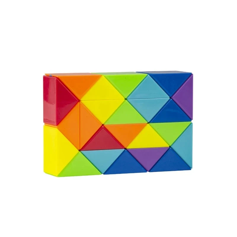 Rainbow Puzzle Snake Twist Toy – view 6