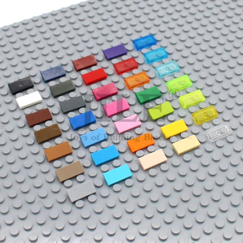 200PCS 1x2 Smooth Tiles Bulk Pack – view 5