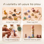Wooden Animal Threading & Lacing Toy – view 2