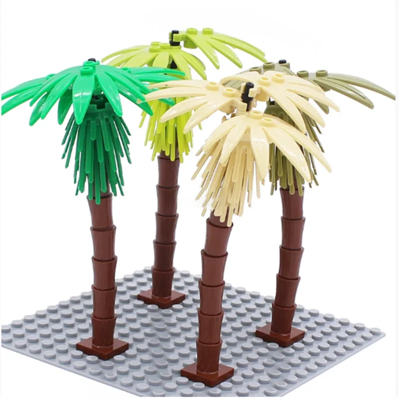 Brick Coconut Palm & Jungle Trees – view 3