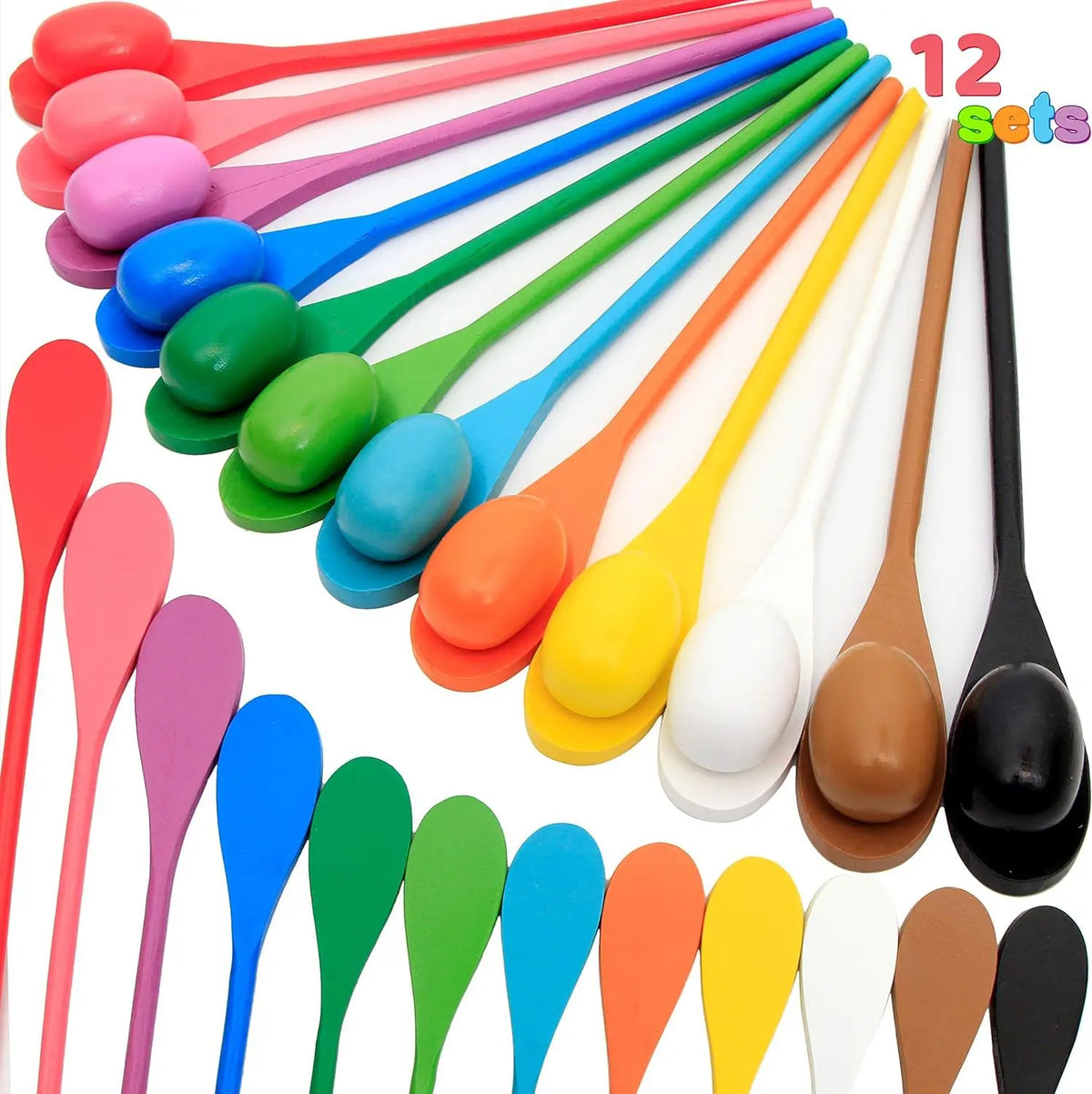 Wooden Egg and Spoon Race Game Set – view 7