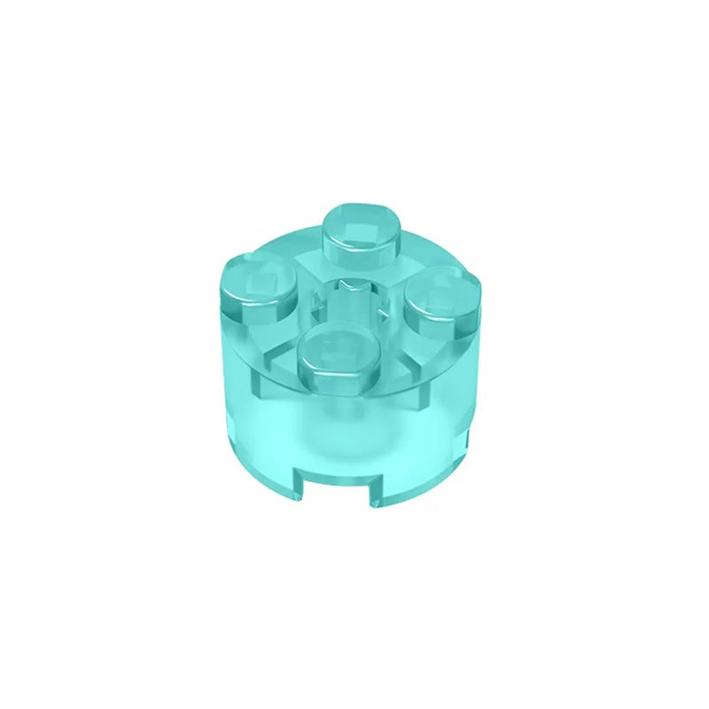 10PCS 2x2 Round Plates with Axle Hole – view 5