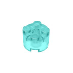 10PCS 2x2 Round Plates with Axle Hole – view 5