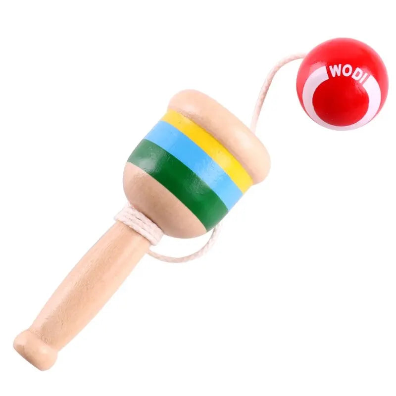 Wooden Kendama Cup and Ball Skill Toy – view 7