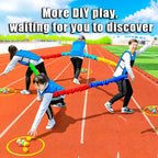 Team Running Rope Ring Group Game – view 3