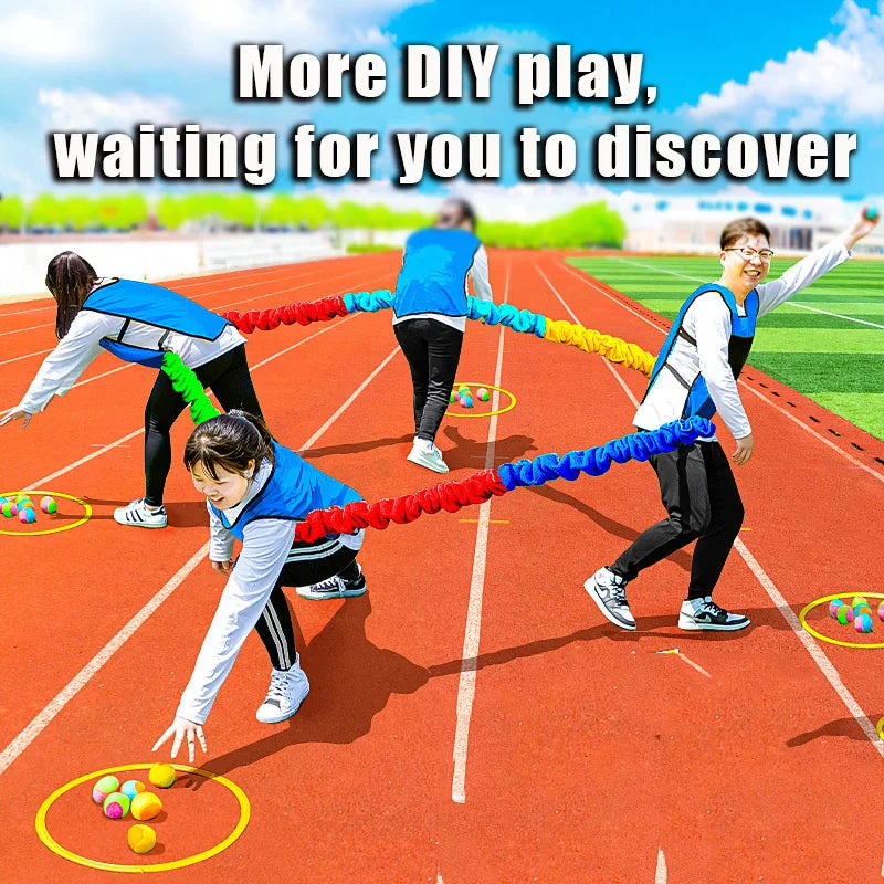Team Running Rope Ring Group Game – view 3