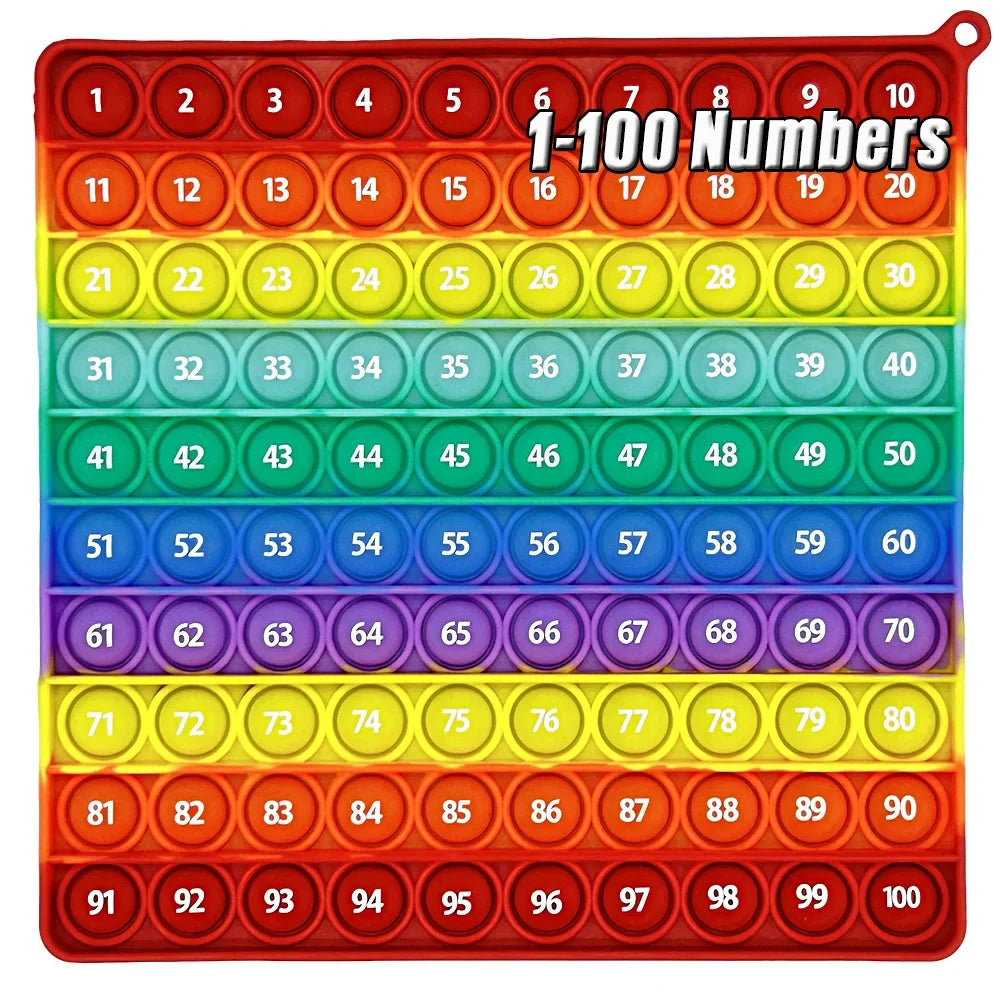 Rainbow 1–100 Number Fidget Toy