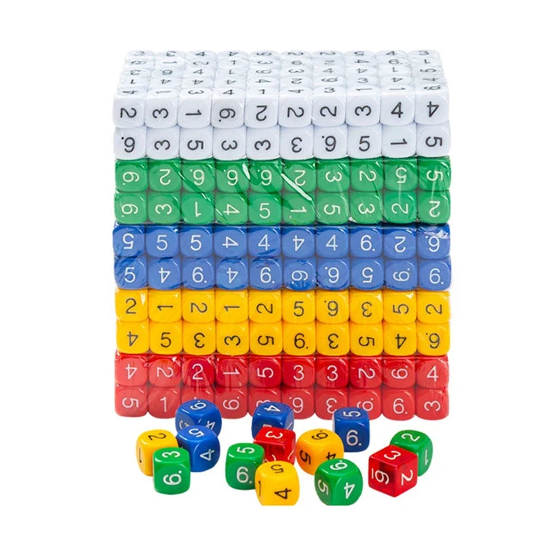 12PCS Math Number Dice – view 2