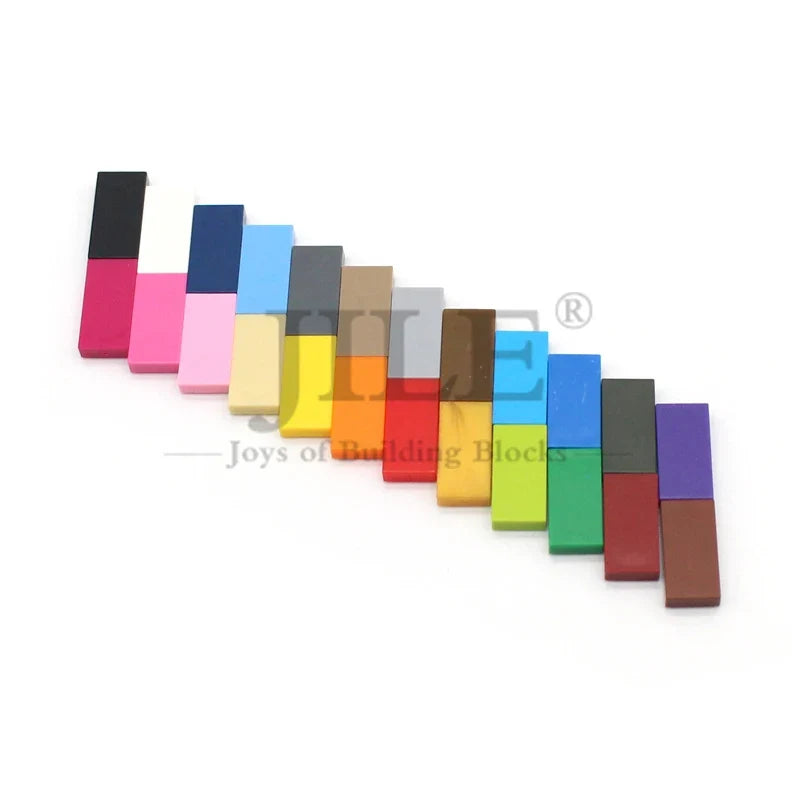 200PCS 1x2 Smooth Tiles Bulk Pack – view 3