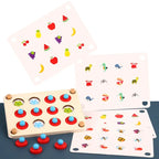 Wooden Fruit & Animal Memory Game – view 6