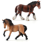 Realistic Horse and Foal Figurine Set – view 2