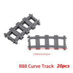 Brick Train Curve Track Parts – view 46