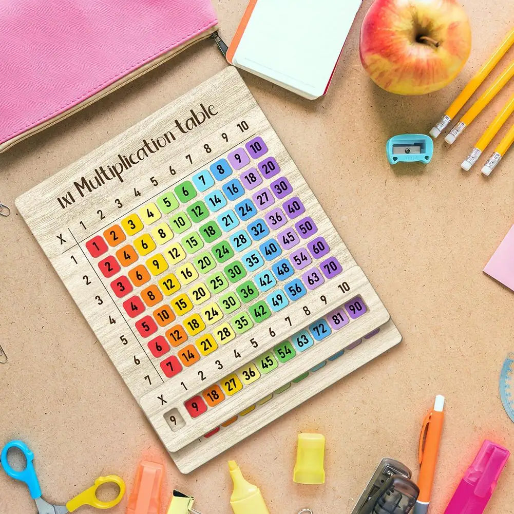 Wooden Multiplication Board Math Game – view 5