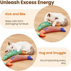 Realistic Fish Cat Toy with Catnip – view 4