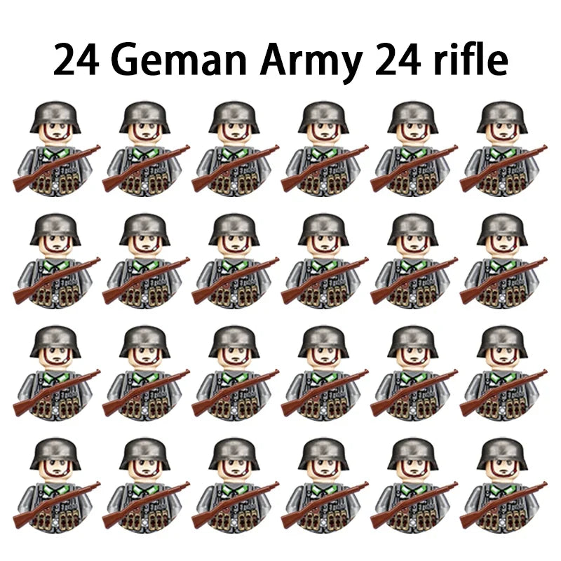 WWII Soldier Building Block Figures – view 39