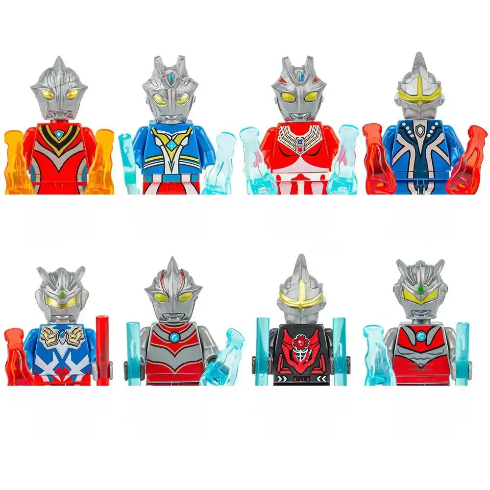 4cm Children Anime Figure Hero Building Blocks Kid Gift Assembling Toy Model Characters Figurine Bricks Boy Child Children Ninja