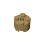 10PCS 2x2 Round Plates with Axle Hole – view 10
