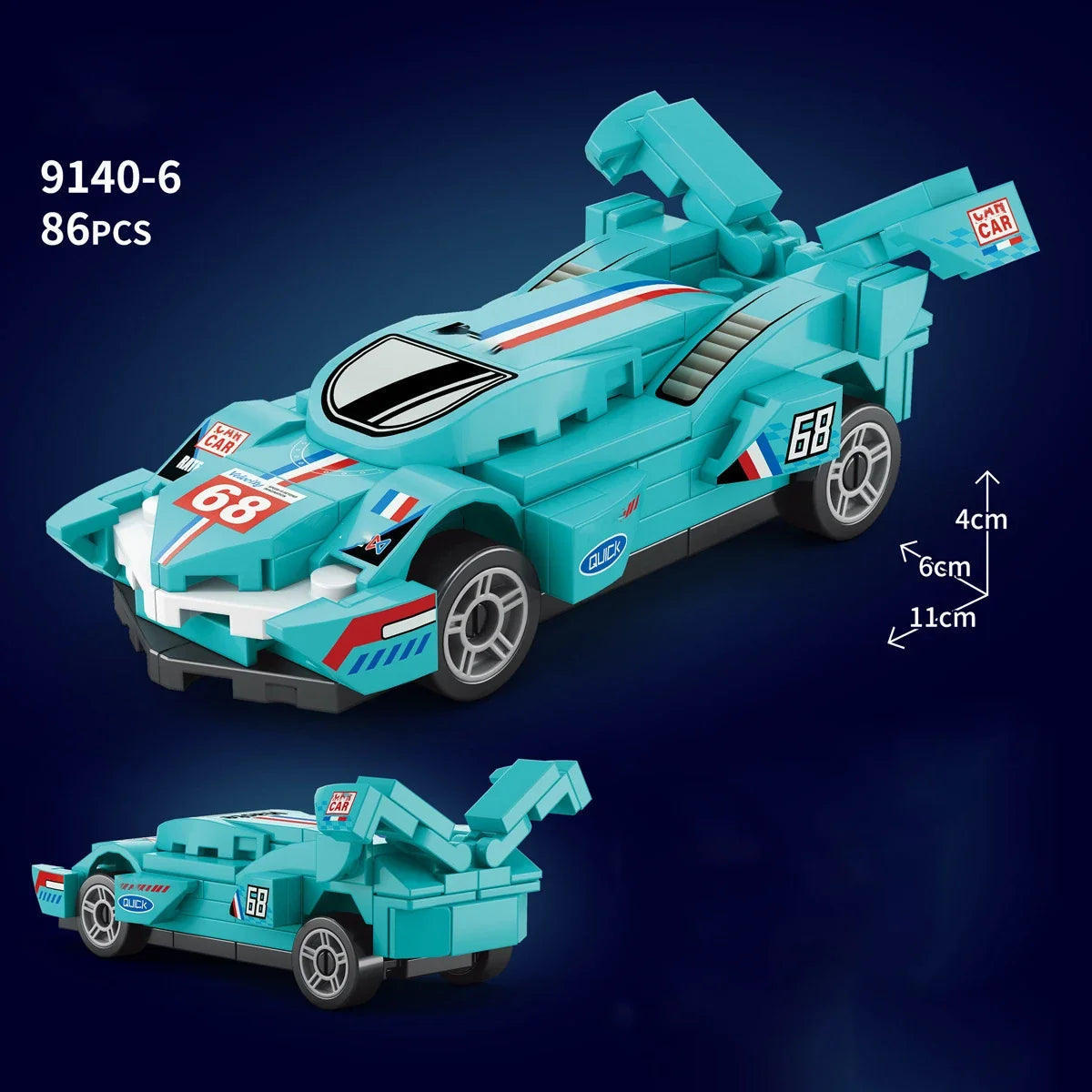 City Speed Racing Car Building Blocks – view 34