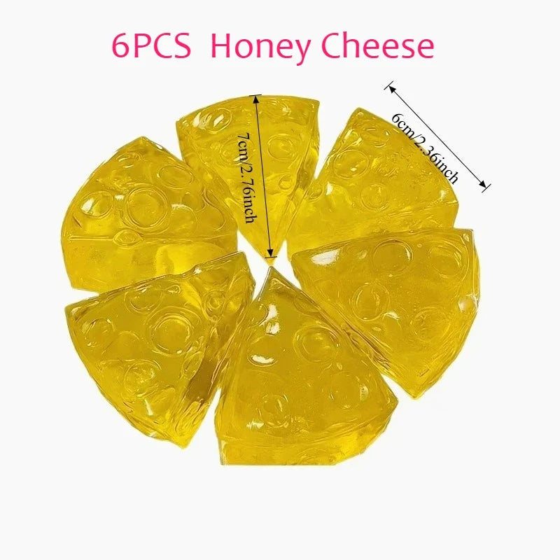 Cheese Mochi Squishy Fidget Toy – view 7