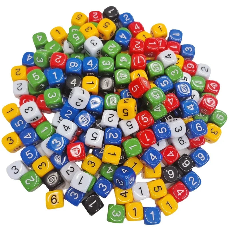 12PCS Math Number Dice