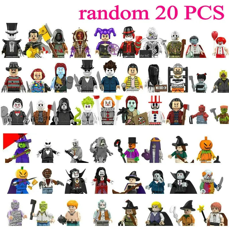 4cm Children Anime Figure Hero Building Blocks Kid Gift Assembling Toy Model Characters Figurine Bricks Boy Child Children Ninja