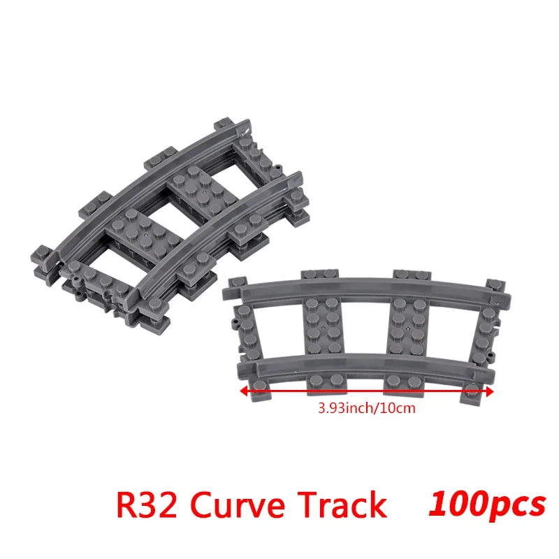Brick Train Curve Track Parts – view 24