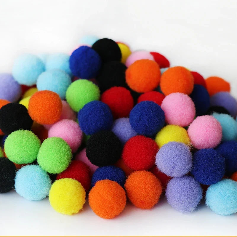 Rainbow Plush Ball Color Sorting Set – view 6