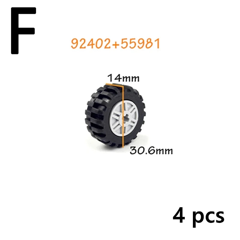 Technical Tires & Wheel Hubs Brick Parts – view 13