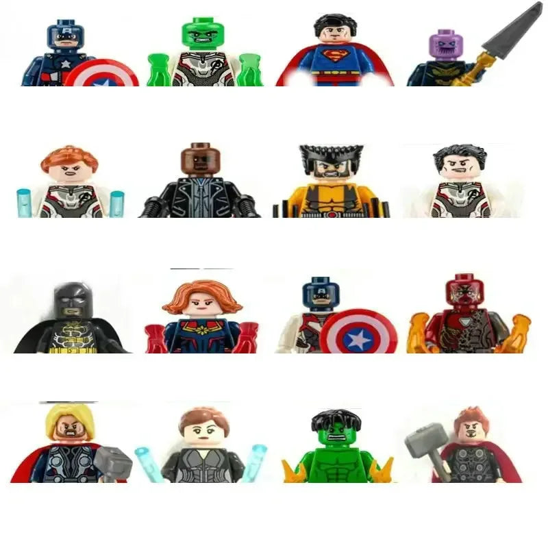 4cm Children Anime Figure Hero Building Blocks Kid Gift Assembling Toy Model Characters Figurine Bricks Boy Child Children Ninja