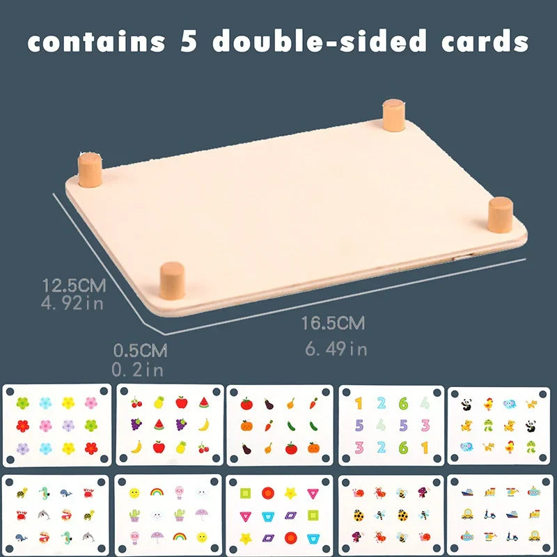 Wooden Fruit & Animal Memory Game – view 5