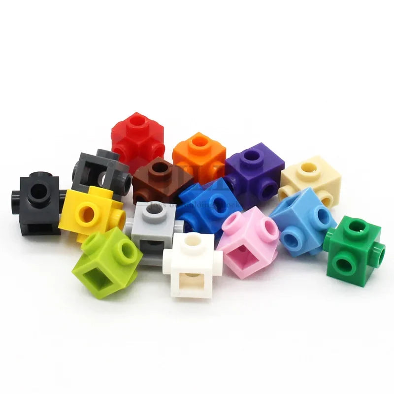 50PCS 1x1 Bricks with Studs on 4 Sides – view 3