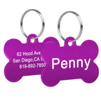 Personalized Bone Pet ID Tag – view 8