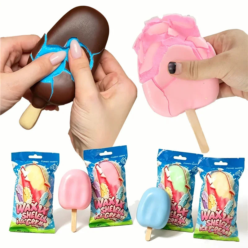 Crunchy Ice Cream Popsicle Squishy Toy