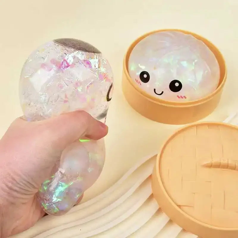 Kawaii Dumpling Bun Squishy Stress Toy – view 11