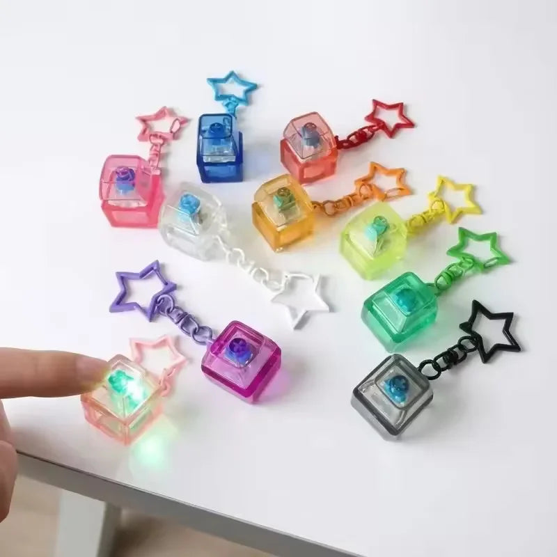 Mechanical Keyboard Button Keychain Fidget