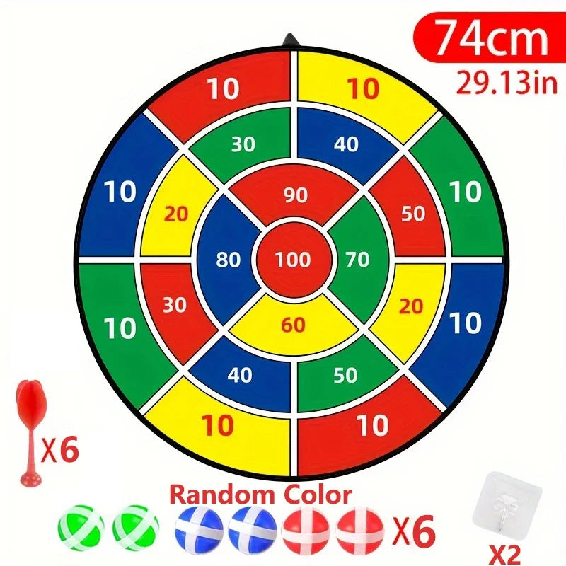 Kids Sticky Ball Dart Board Game (29") – view 7