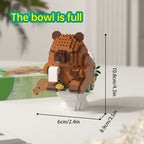 Cute Capybara Building Block Figure – view 9