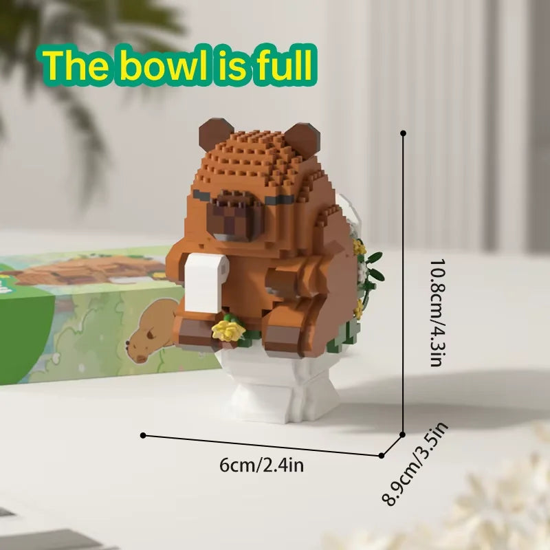 Cute Capybara Building Block Figure – view 9
