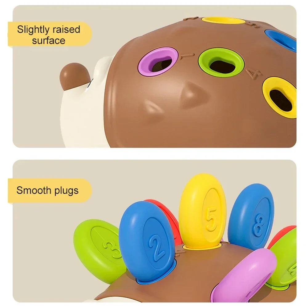 Hedgehog Montessori Fine Motor Toy – view 4