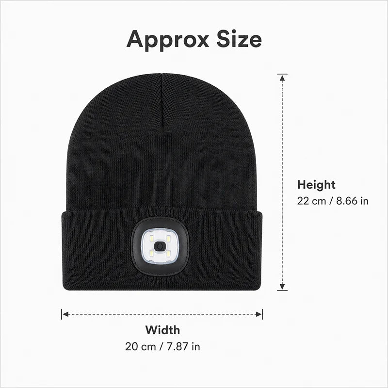 LED Beanie Hat with Light – view 5