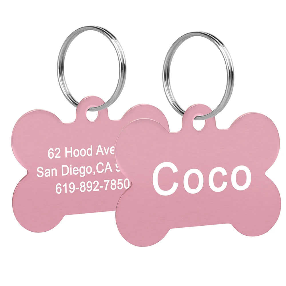 Personalized Bone Pet ID Tag – view 12