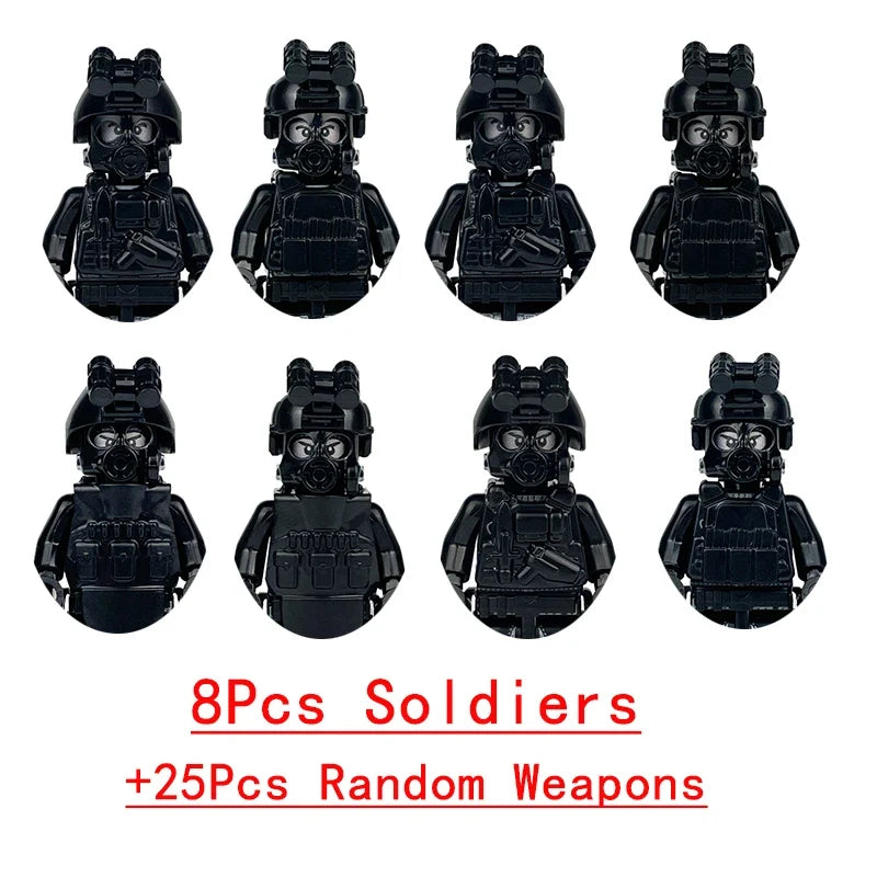 Special Forces Brick Figure & Vehicle Set – view 11