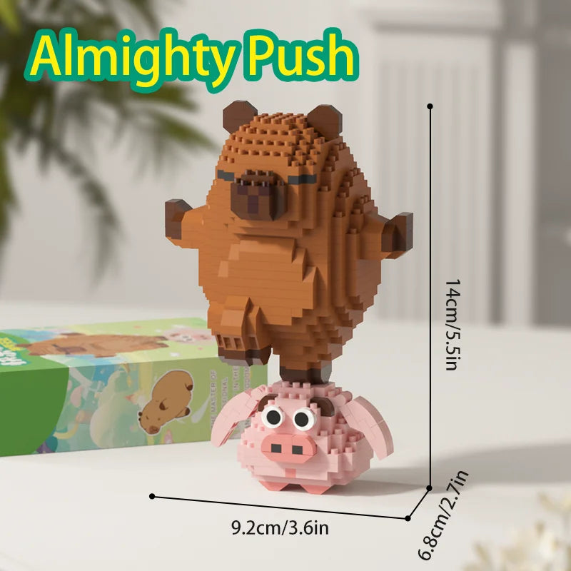Cute Capybara Building Block Figure – view 8
