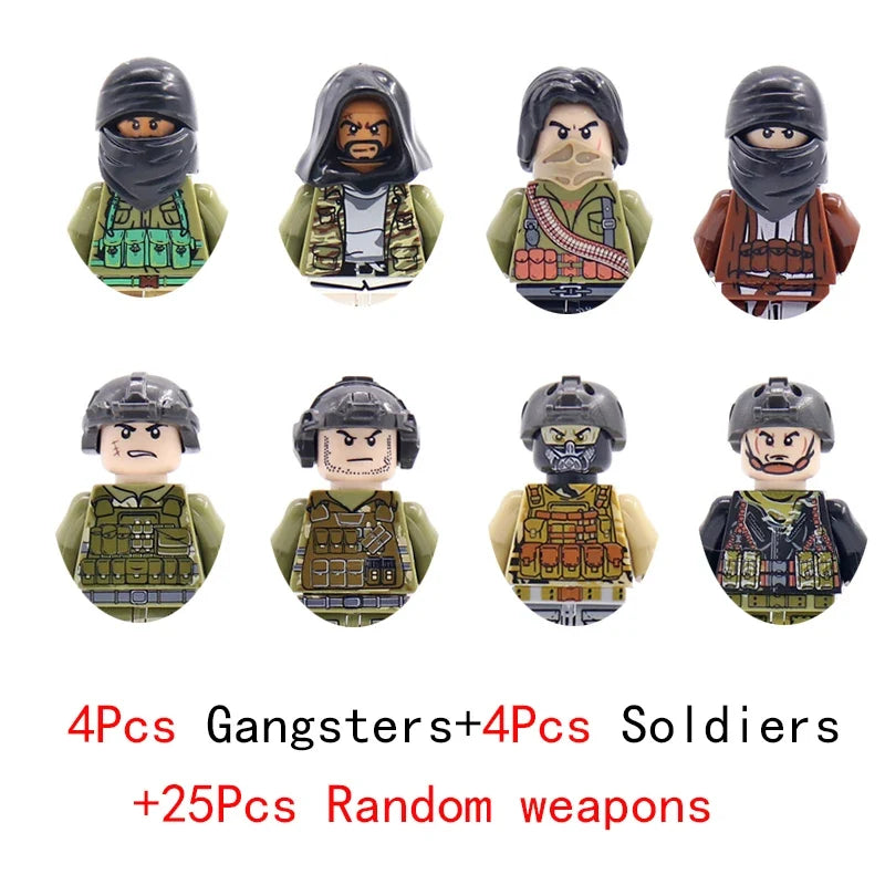 Special Forces Brick Figure & Vehicle Set – view 76