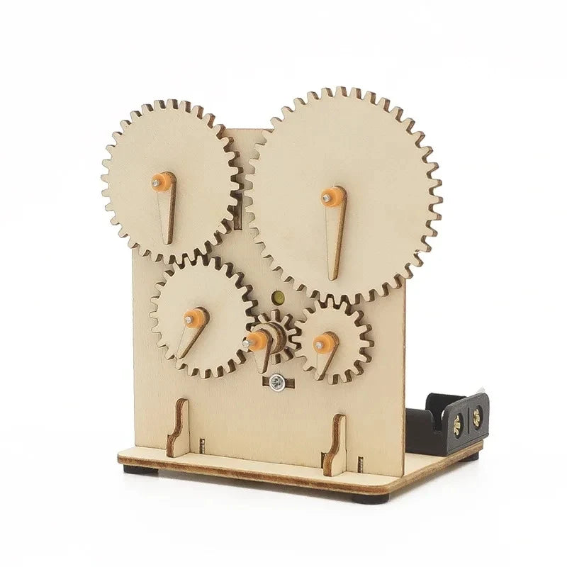 3D Wooden Mechanical Gear Puzzle Kit