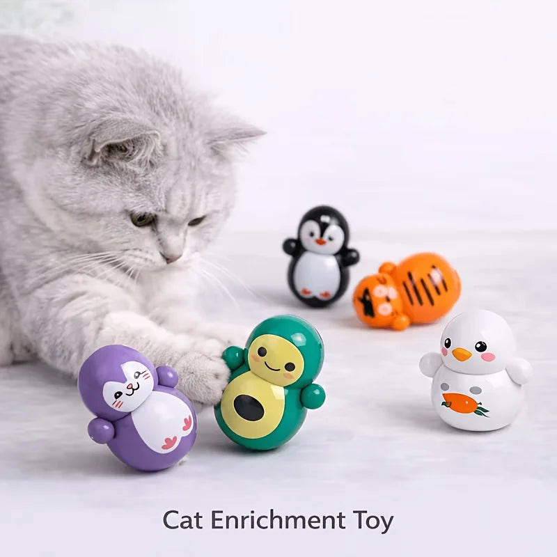 Self-Rolling Tumbler Cat Toys