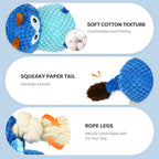 Squeaky Crinkle Plush Dog Toy – view 4