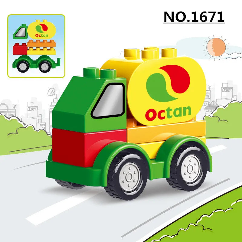 Large Block Construction Vehicle Set – view 11