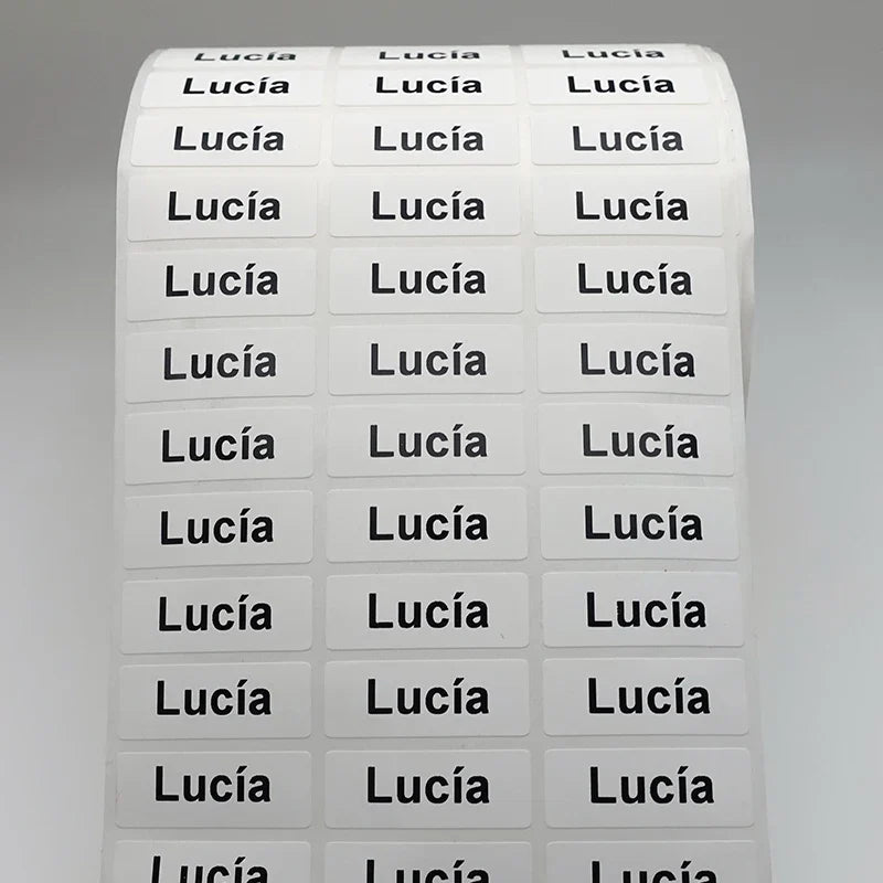 Personalized Waterproof Name Stickers (120PCS)